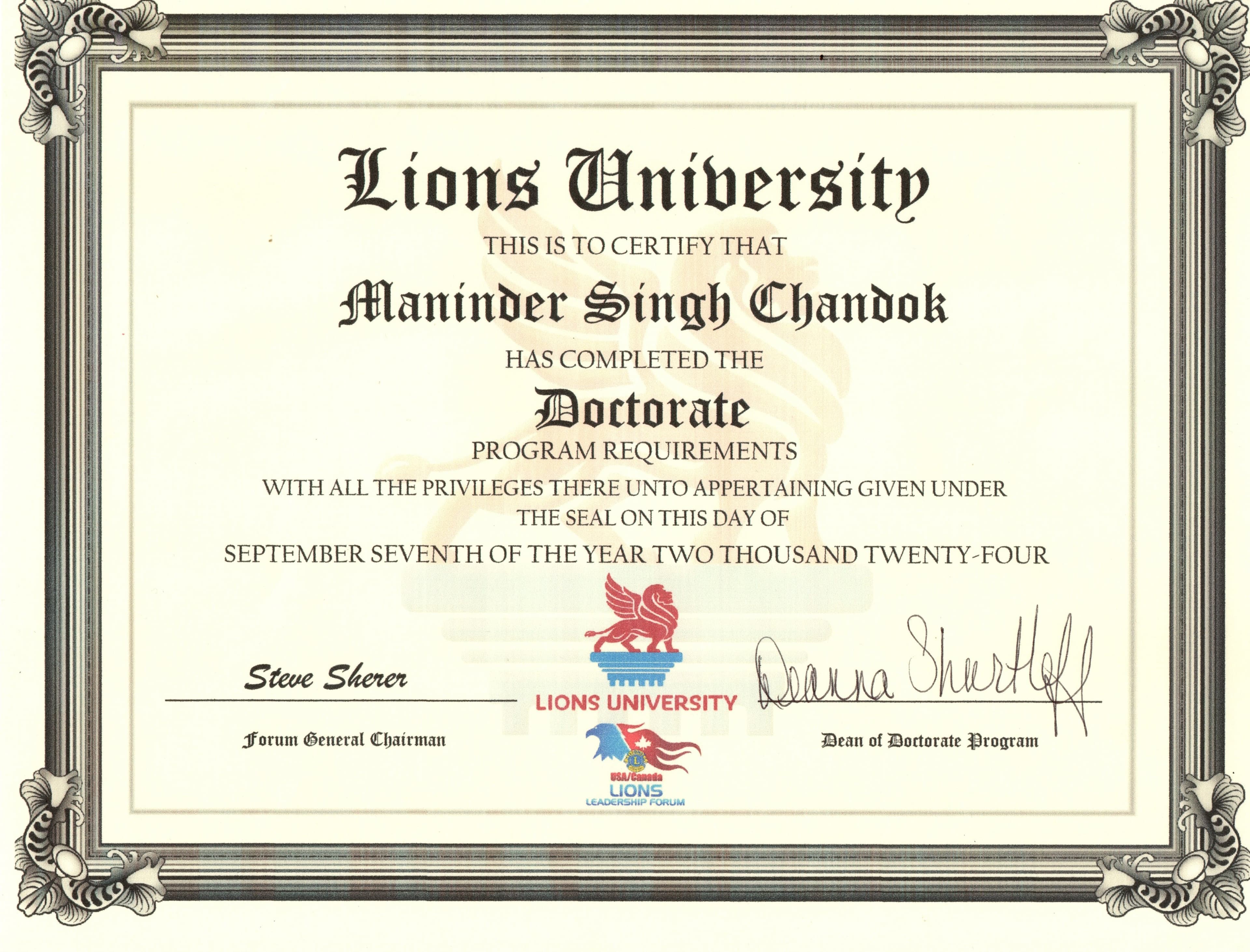 Certificate 6